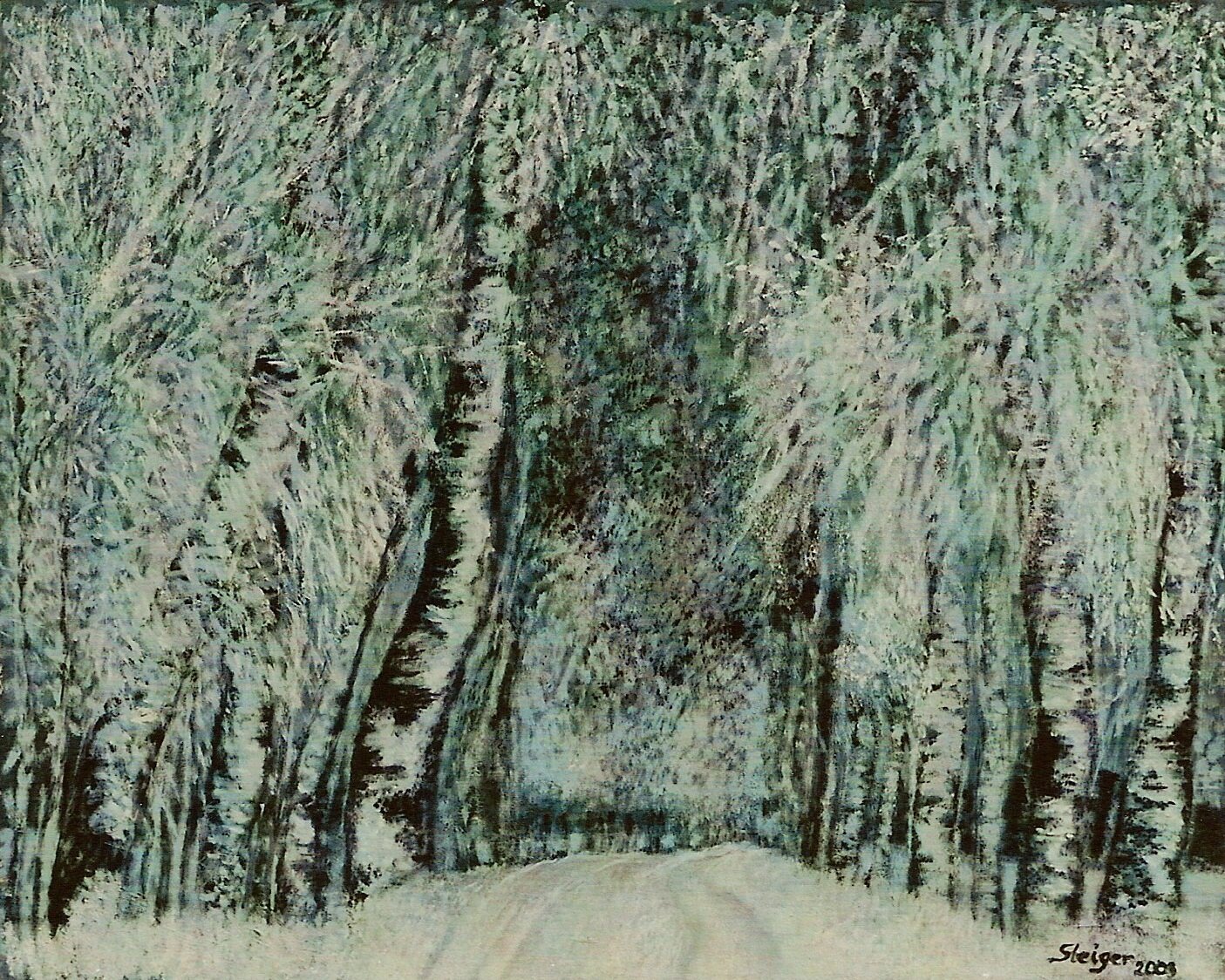 Jahreszeiten Winter
40x50 Öl im Privatbesitz