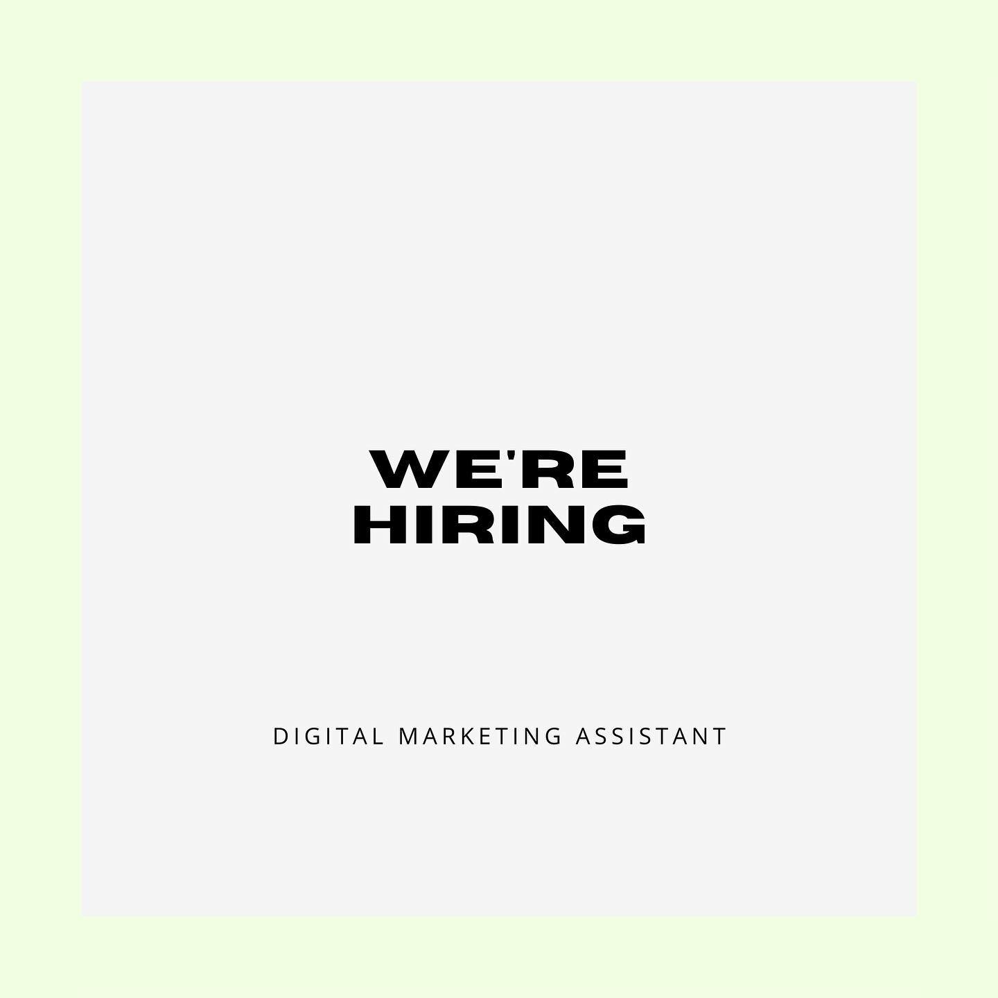 Eleven Seven Media is hiring a part-time Digital Marketing Assistant. 💡

In this role, you will:

+ Assist in programming multi-channel social media for unique hospitality clients 

+ Mange day-to-day customer engagement on Instagram, Facebook and T