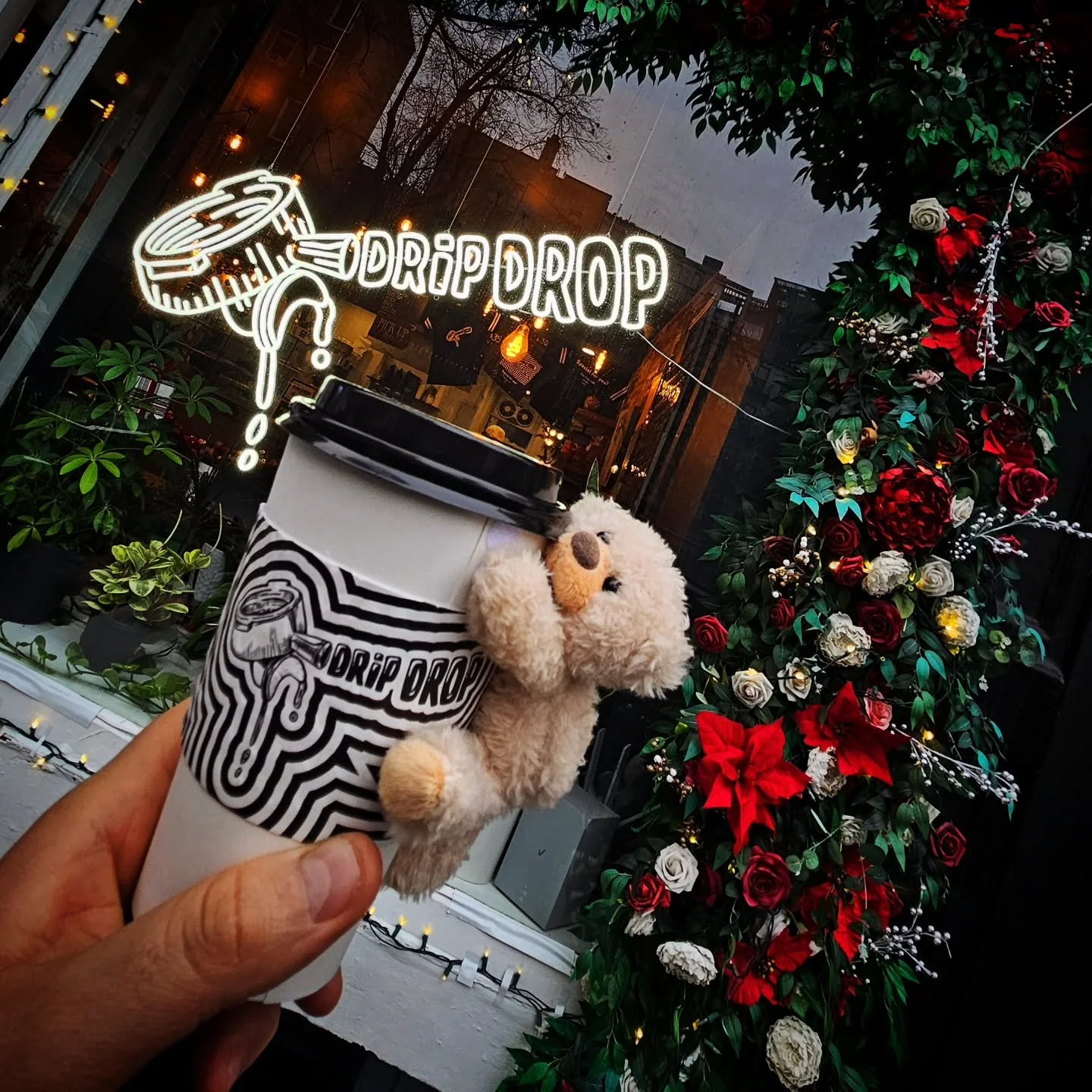 Need a hug with your coffee? 
@101studiosoho @dripdropcafe