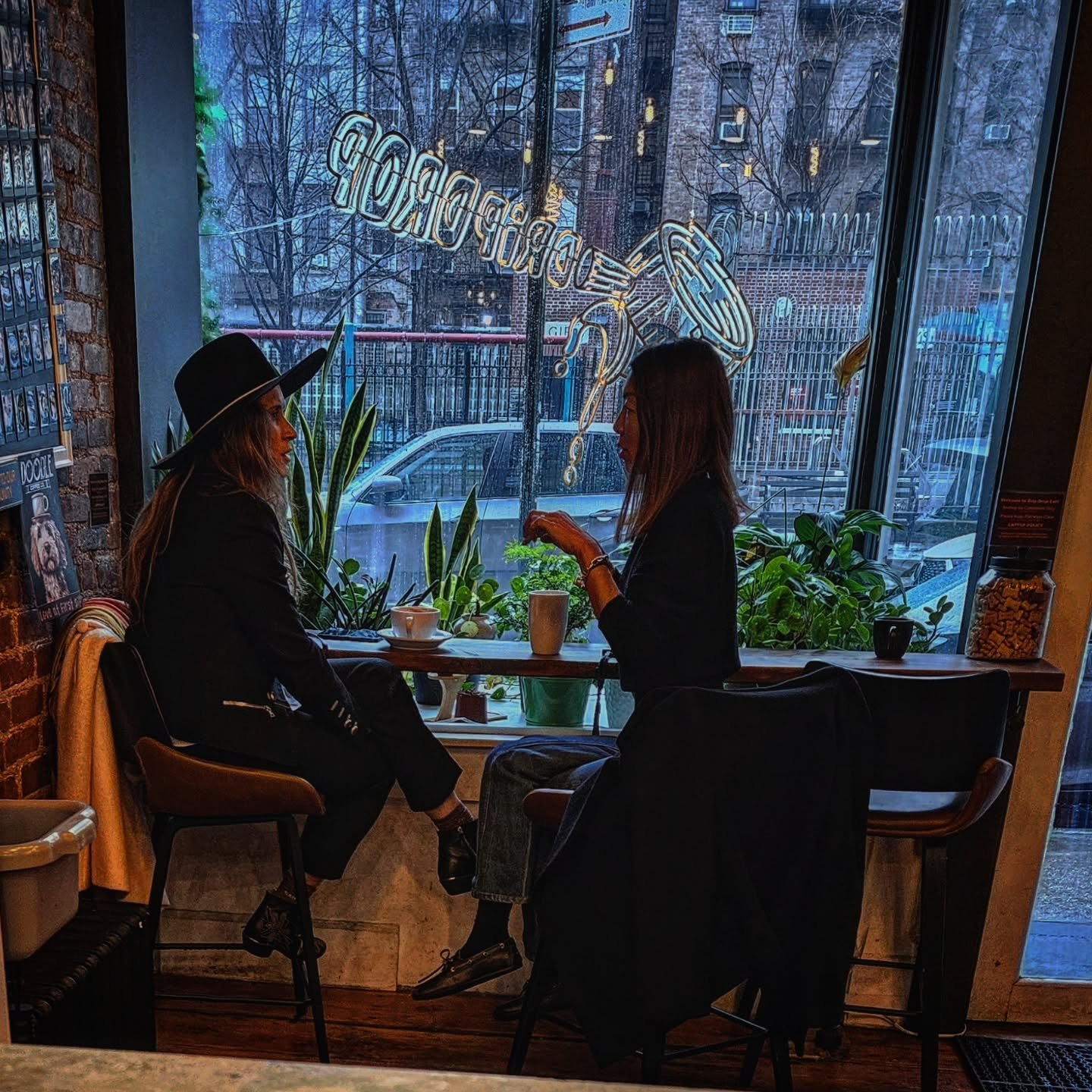 Rainy day @dripdropcafe