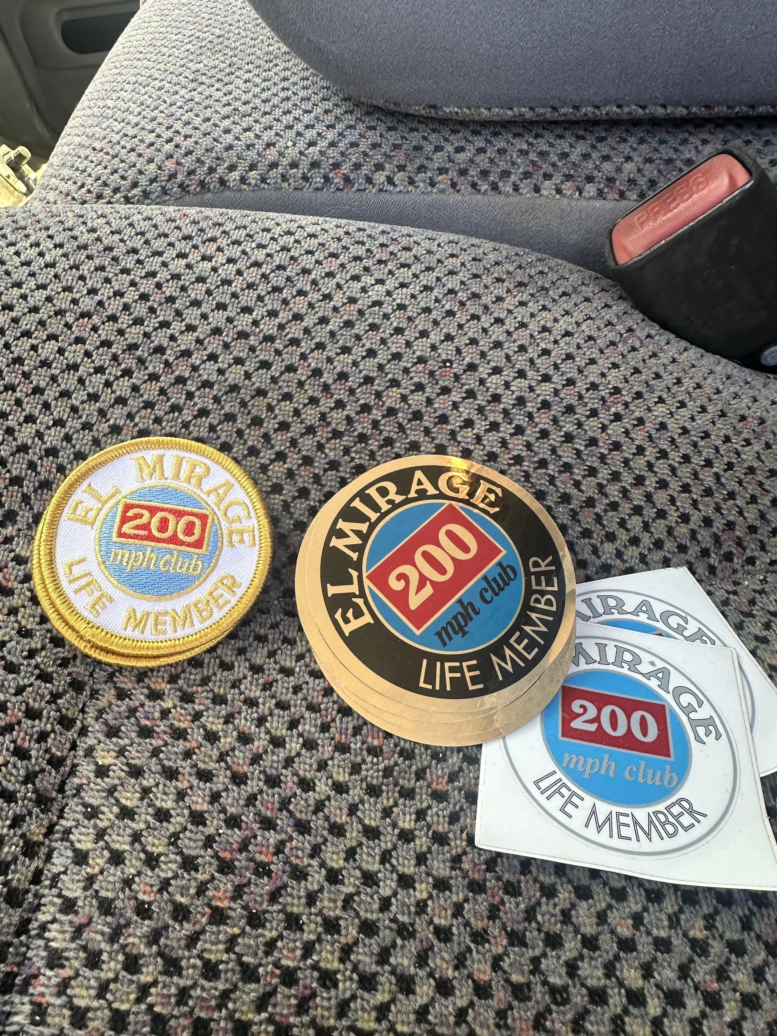 Lifetime Member El Mirage 200mph "Dirt Two" Club