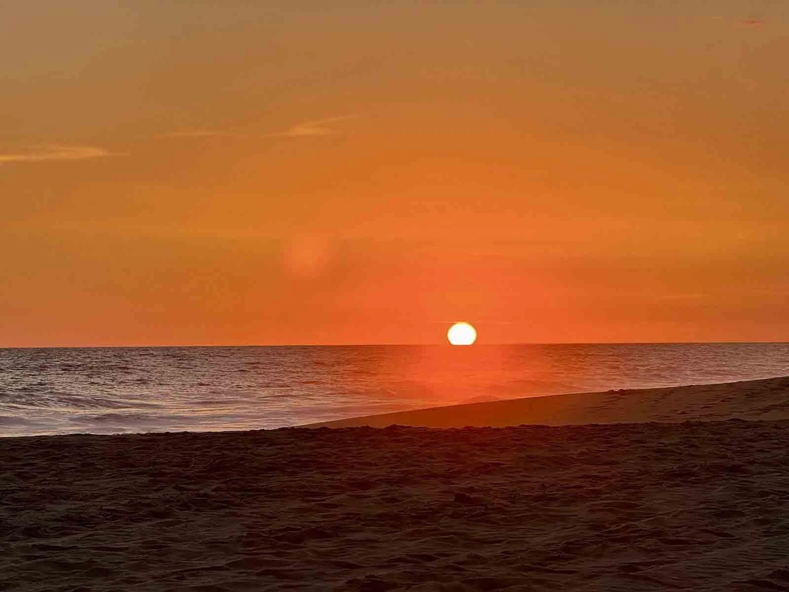 Atardecer en pie de la cuesta pacifico mexicano acapulco hotel baxar