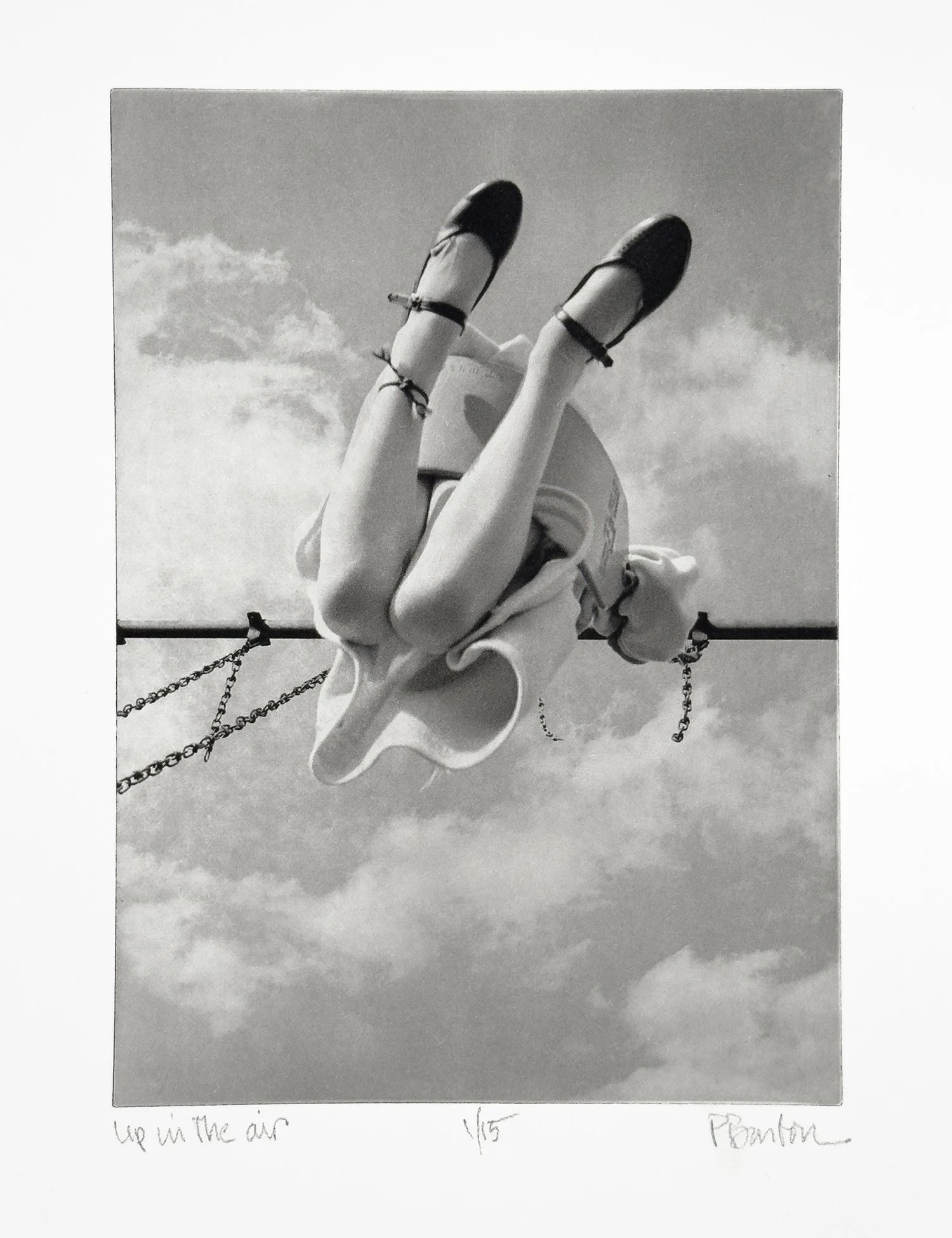 Up in the air, photogravure, 7 x 9.5 inches