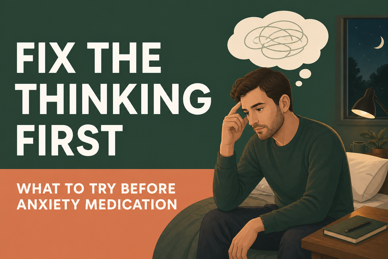 Before anxiety medication management, fix the thinking first