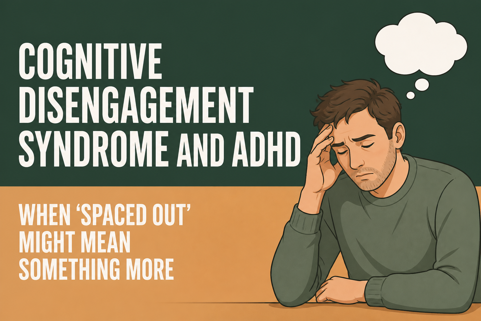 Cognitive Disengagement Syndrome and ADHD — when spaced out might mean something more
