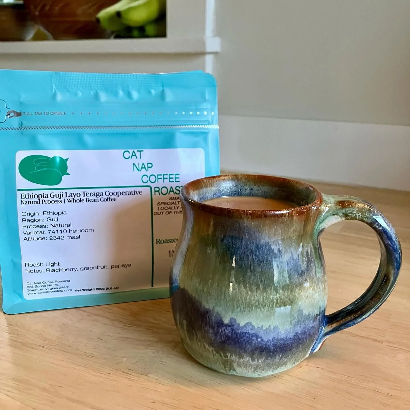 ☕️❤️We&rsquo;ve been enjoying some delicious coffees from @cat.nap.roasting ⭐️☕️ ! And we&rsquo;re looking forward to our pop up there this Saturday! Come on out and say 👋! ☕️🥐
.
.
.
#coffee 
#coffeelover 
#coffeeroastery 
#smallbatchcoffee 
#handm