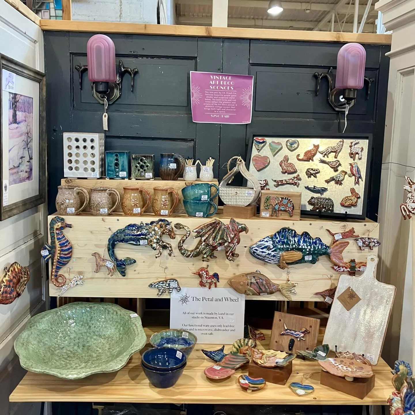 🐾🐾Black Dog Restock!🐾🐾If you&rsquo;re out and about in Roanoke looking for a Mother&rsquo;s Day gift or something special for yourself&hellip;🎁&hellip;Black Dog Salvage has it!
#roanokeva 
#thepetalandwheel 
#themarketplacebds 
#blackdogsalvage 