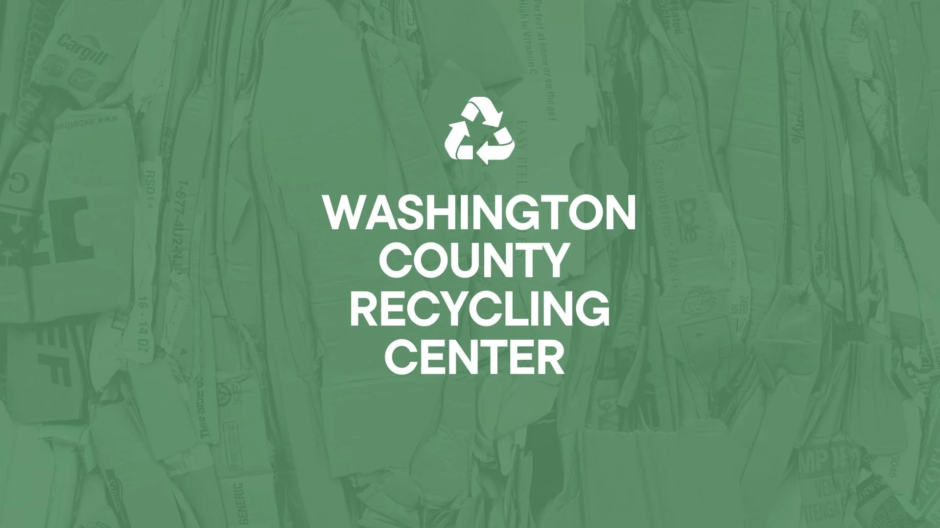 Washington County Recycling Center