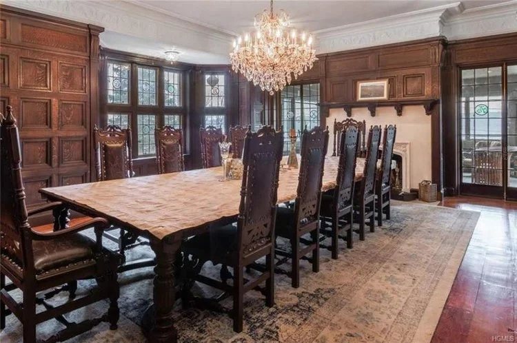 Dining room w/ original dining table 