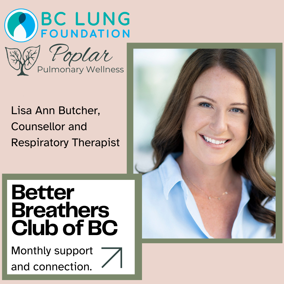 Better Breathers' Club of BC: Depression &amp; Mental Health with Lisa Ann Butcher