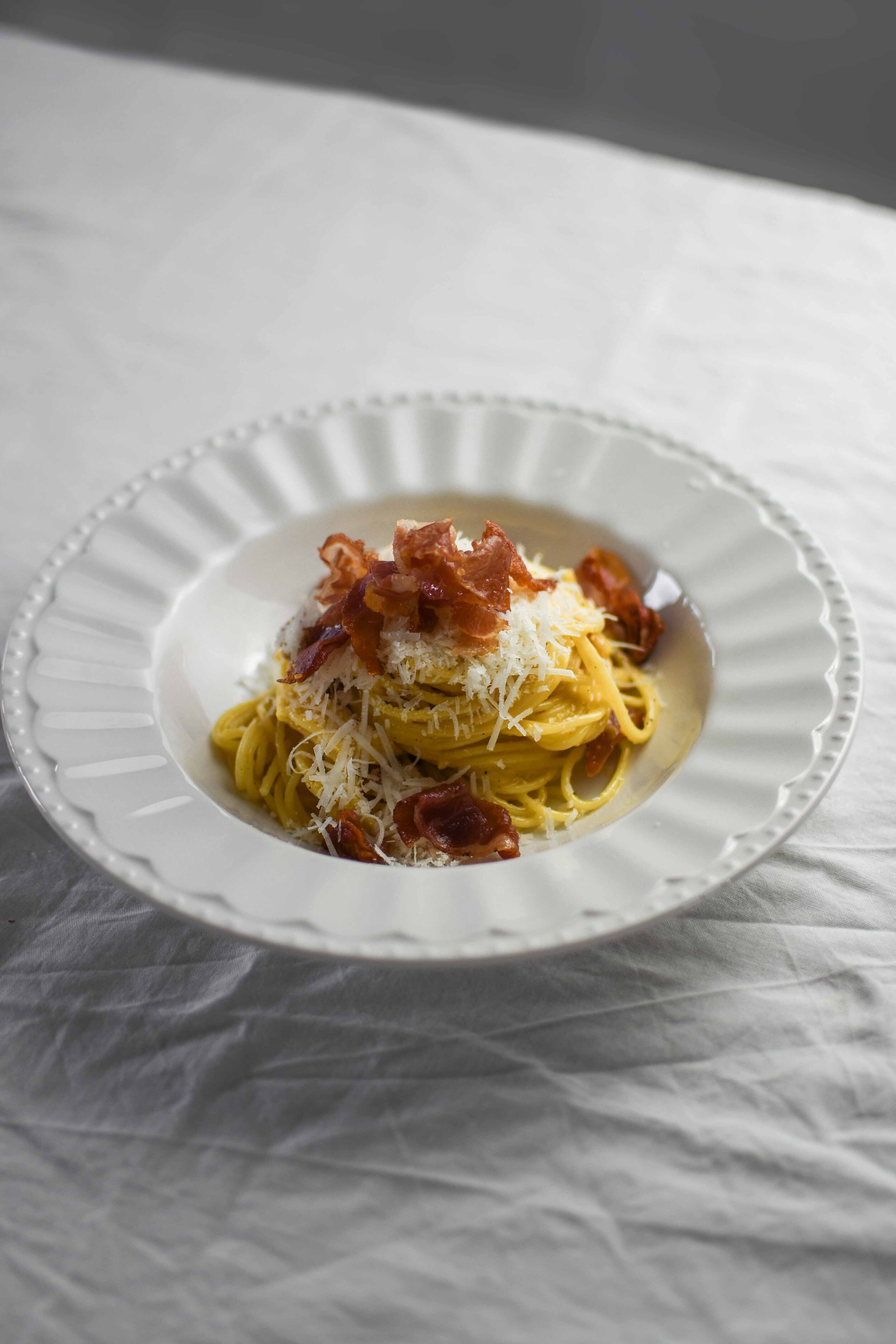 homemade carbonara