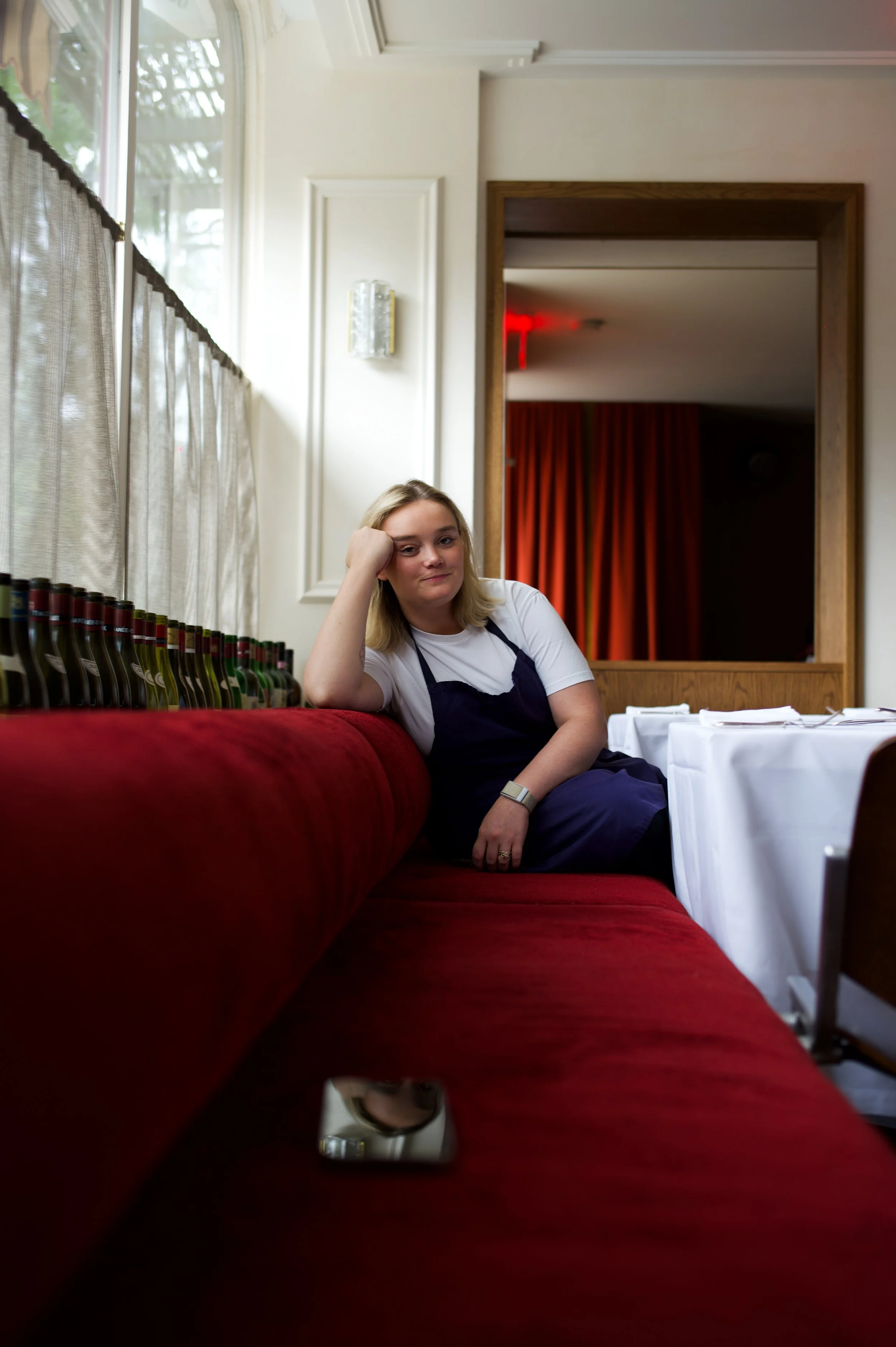 portrait d'une chef par Jordan Sapally, photographie culinaire et de chefs