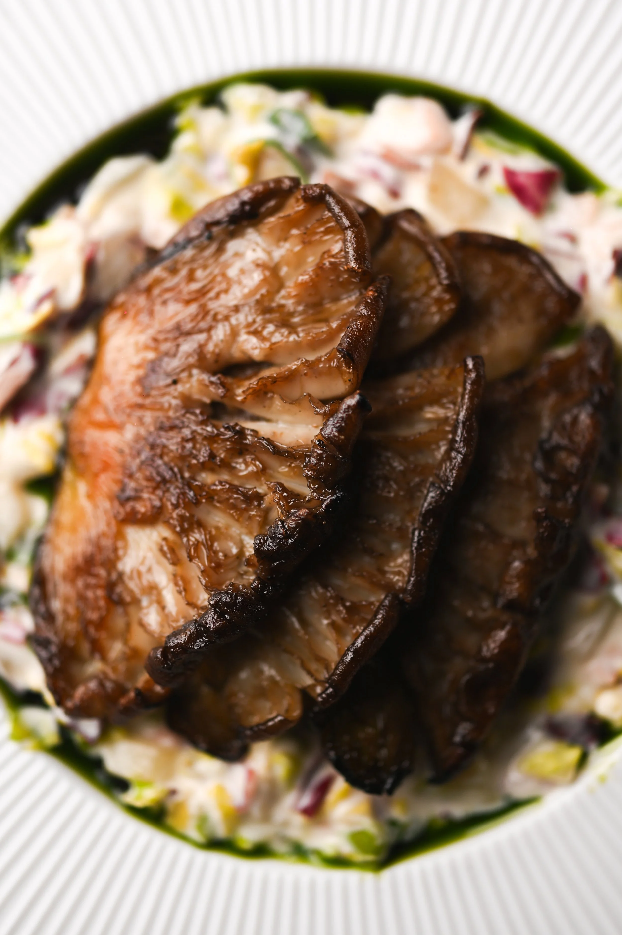 photographie culinaire artistique pour restaurant gastronomique