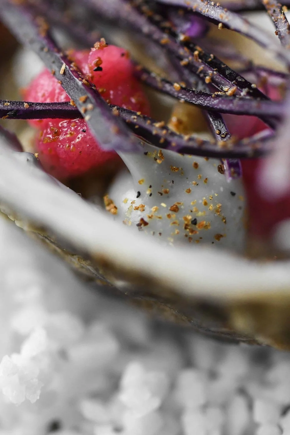 photographie de textures pour meilleur restaurant étoilé Michelin de Paris
