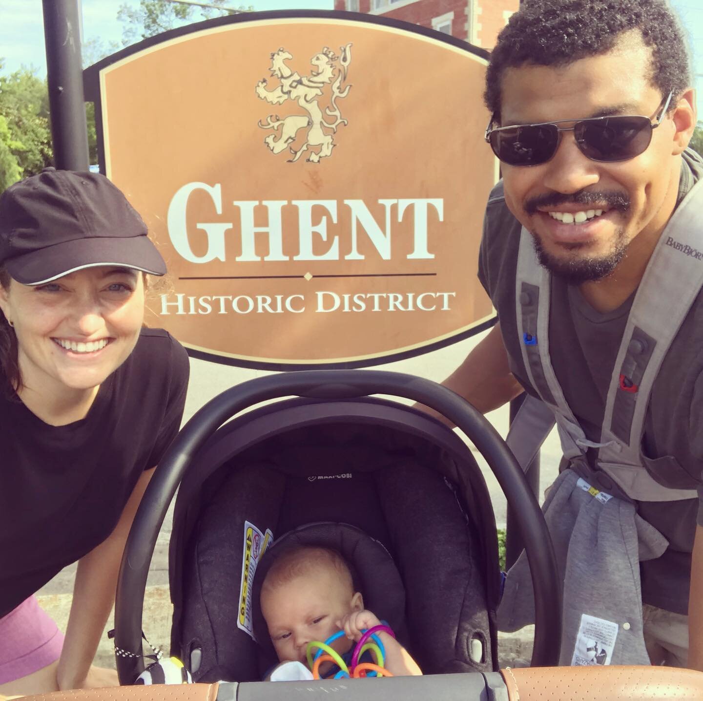 Exploring Norfolk VA with the little one #ghentnorfolk #welovevirginia #familyofthree @elianajobennett