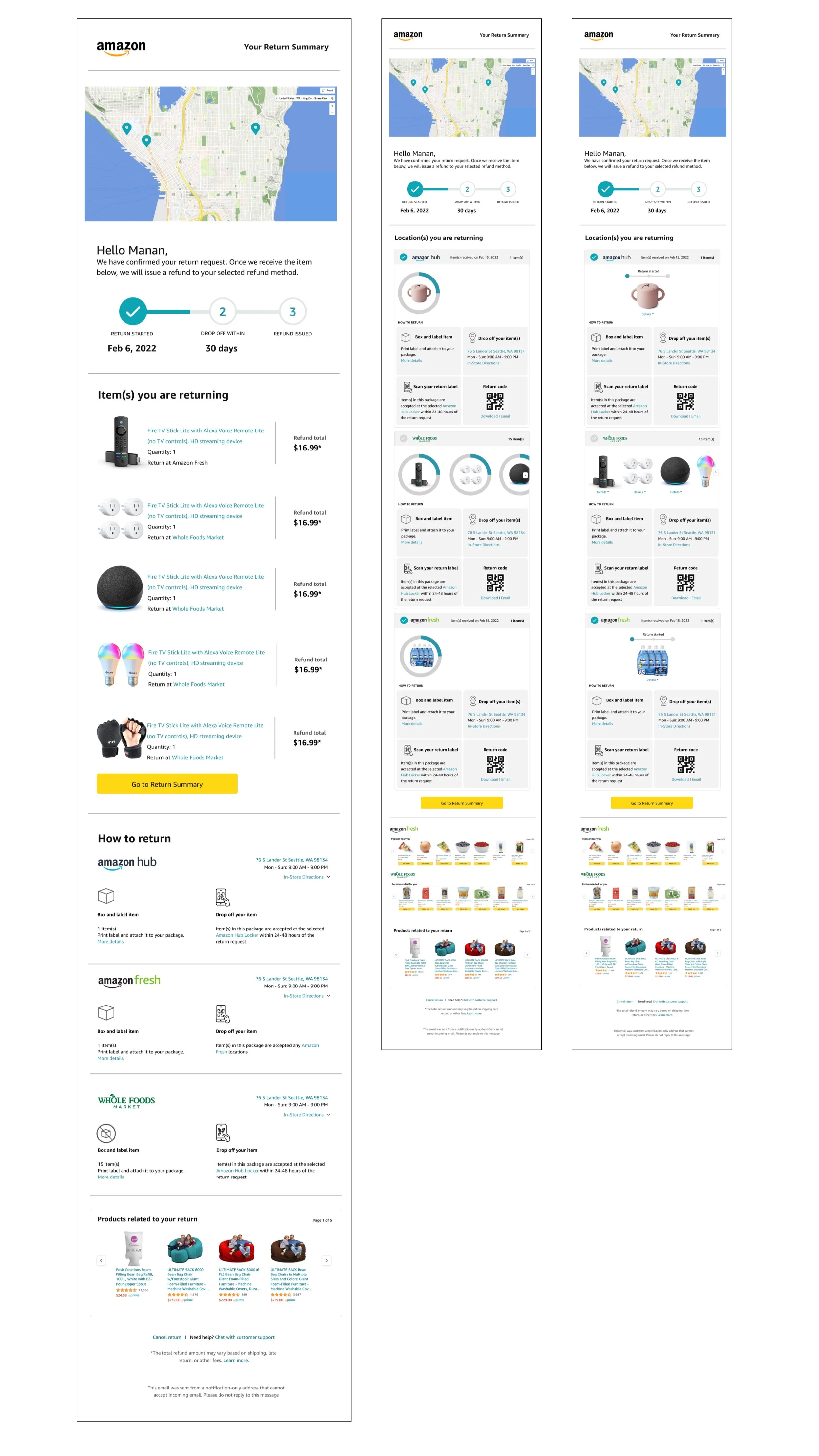 Amazon Returns Email Templates — Pailyn Schroeder