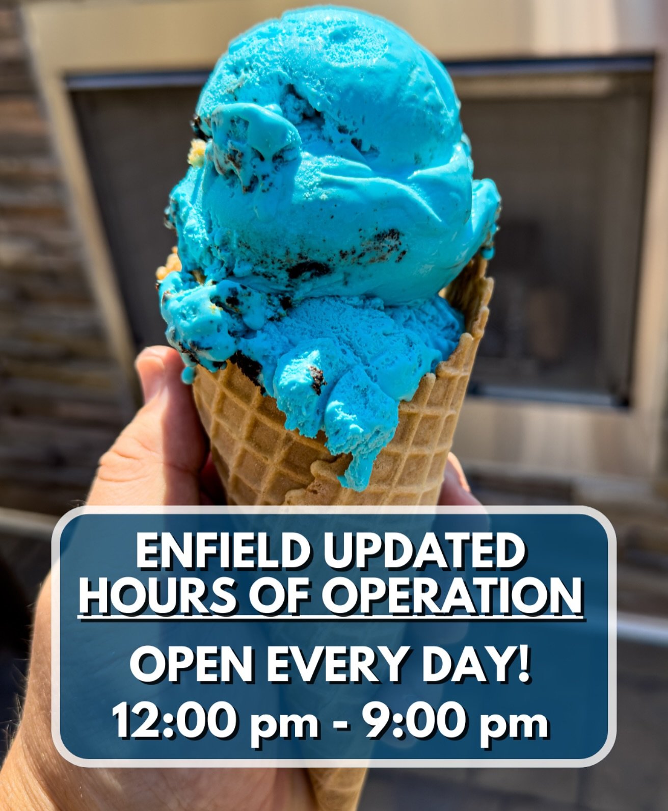 🚨 HOURS OF OPERATION UPDATE 🚨 

Better weather is finally upon us, and we hear your requests for earlier and longer hours! We have extended our hours to 12:00pm - 9:00pm every day, and may extend them even more as we get into the summer months. 

W