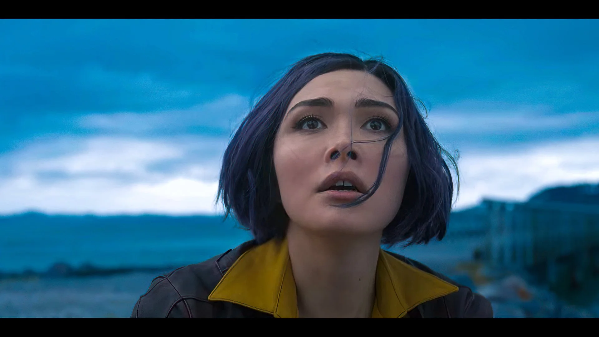 Daniela Pineda waits for the Cowboy Bebop ship