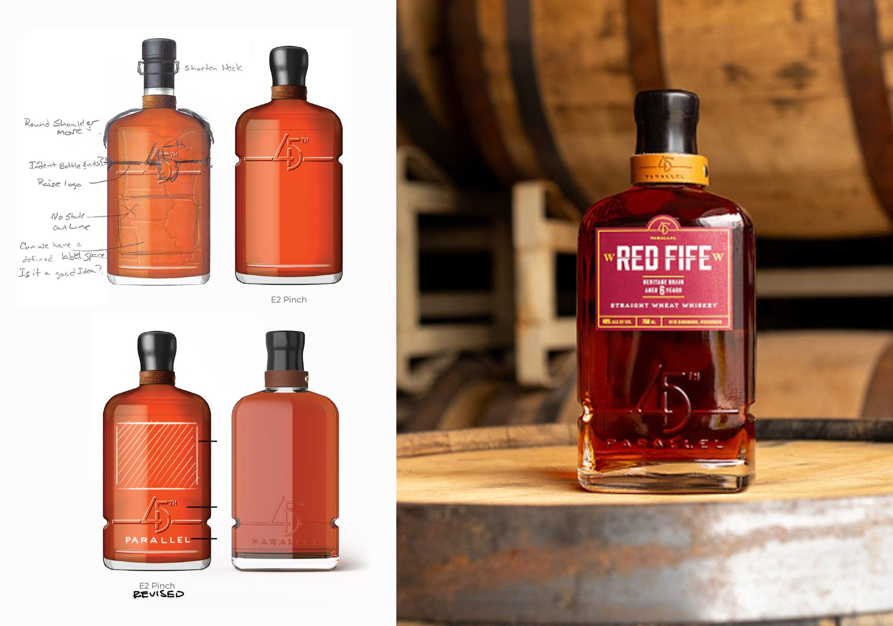 45th Parallel Distillery Custom Bottle