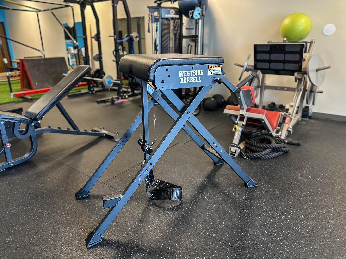The new Reverse Hyper Extension machine from @westsidebarbellofficial and @roguefitness is all setup! This thing is awesome! Great build quality and it folds up when needed! 
🔻
#roguefitness #minimal #rogue #westsidebarbell #personaltrainer #persona