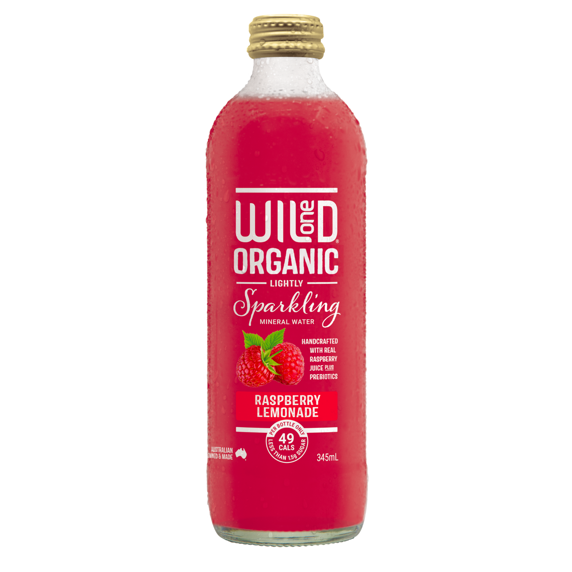 Raspberry Lemonade Organic Sparkling 12 x 345ml