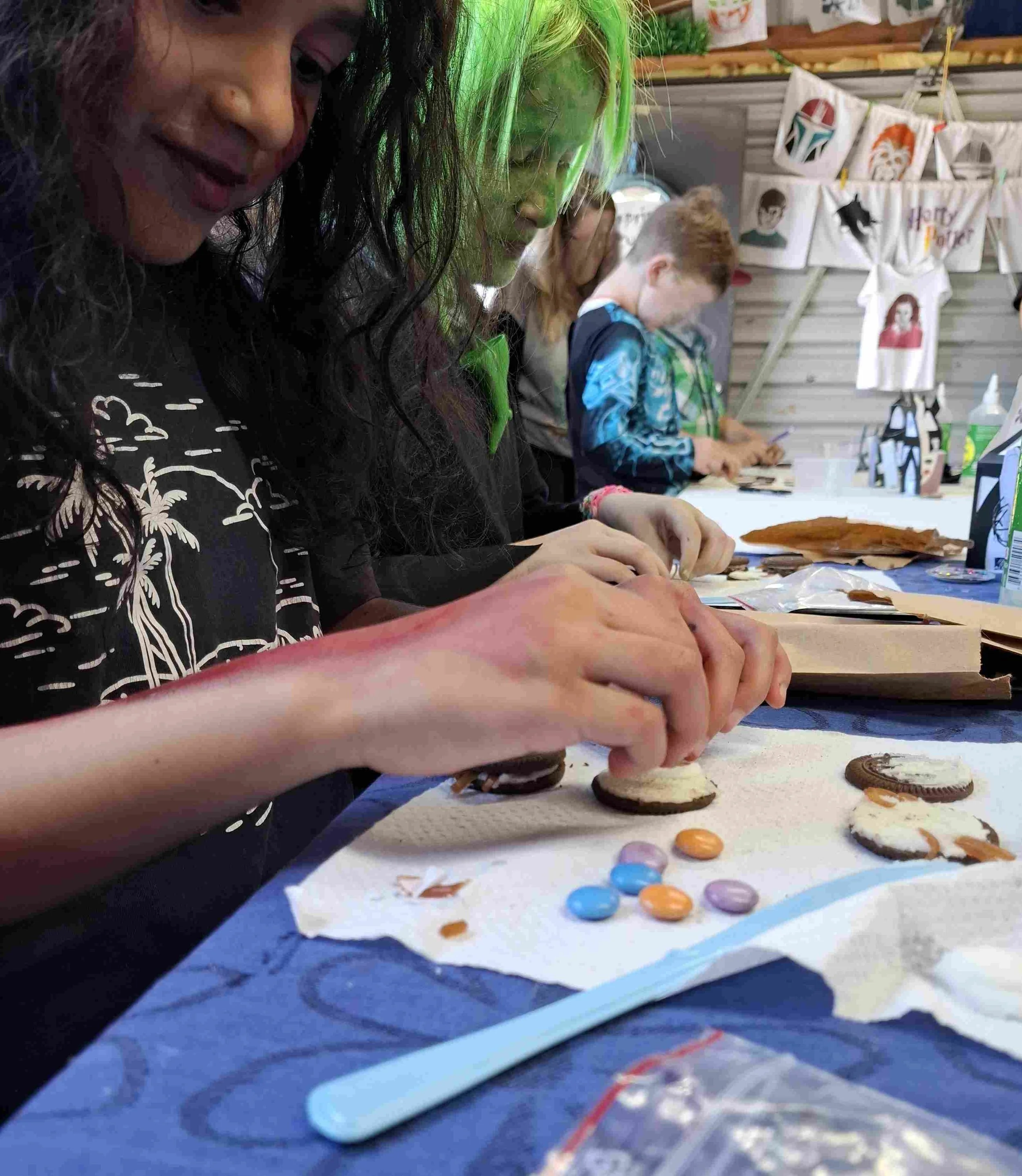 Spider Cookies Making