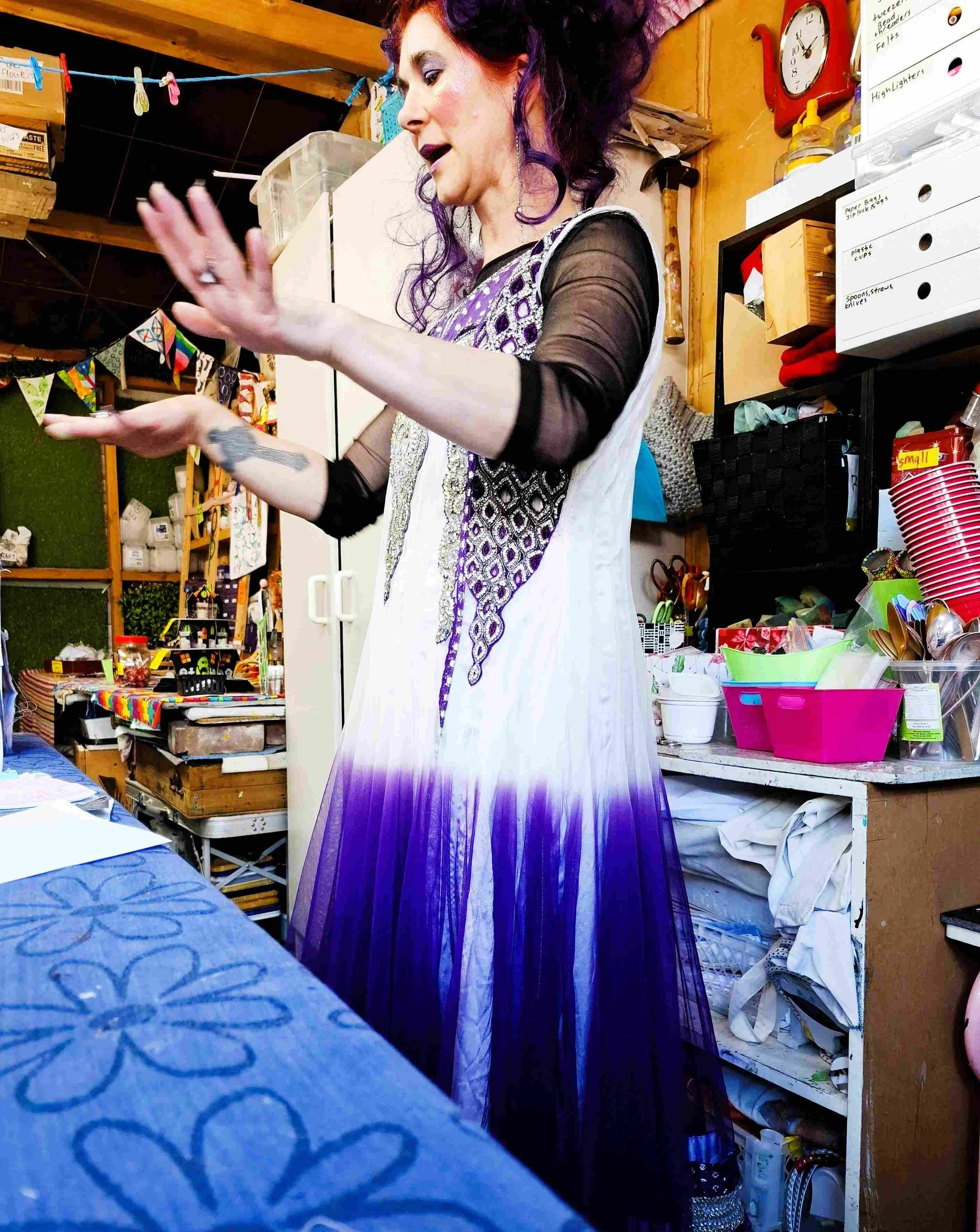 Carla at Spooky Party