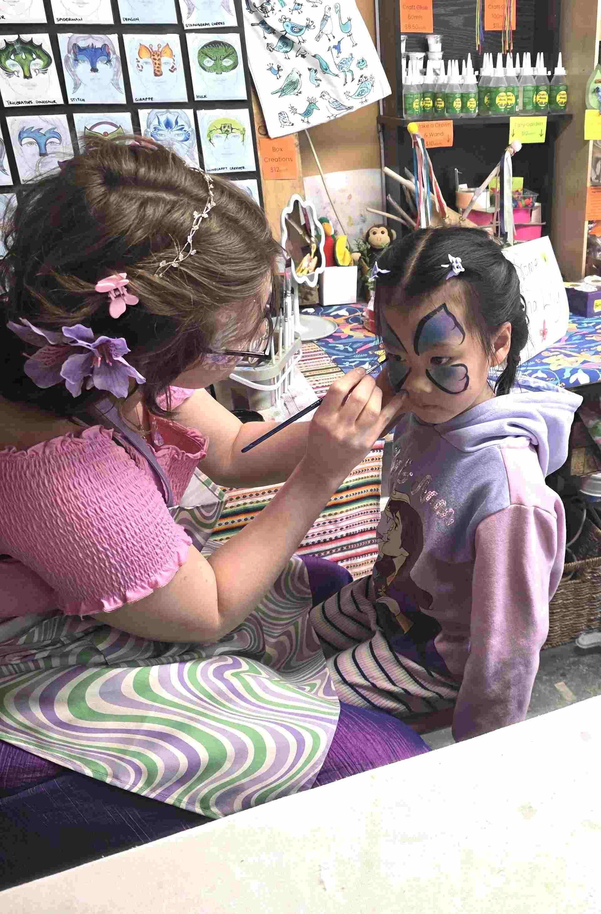 Luna Lily Fairy Face Painting