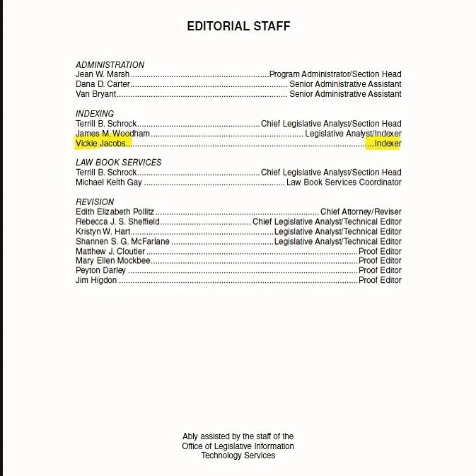 From the front matter of the &ldquo;Florida Statutes Index 2025&rdquo; 😎😎😎

#indexingbooks #bookindexing #indexinglaws #legislativeindexing #indexedbyvfj