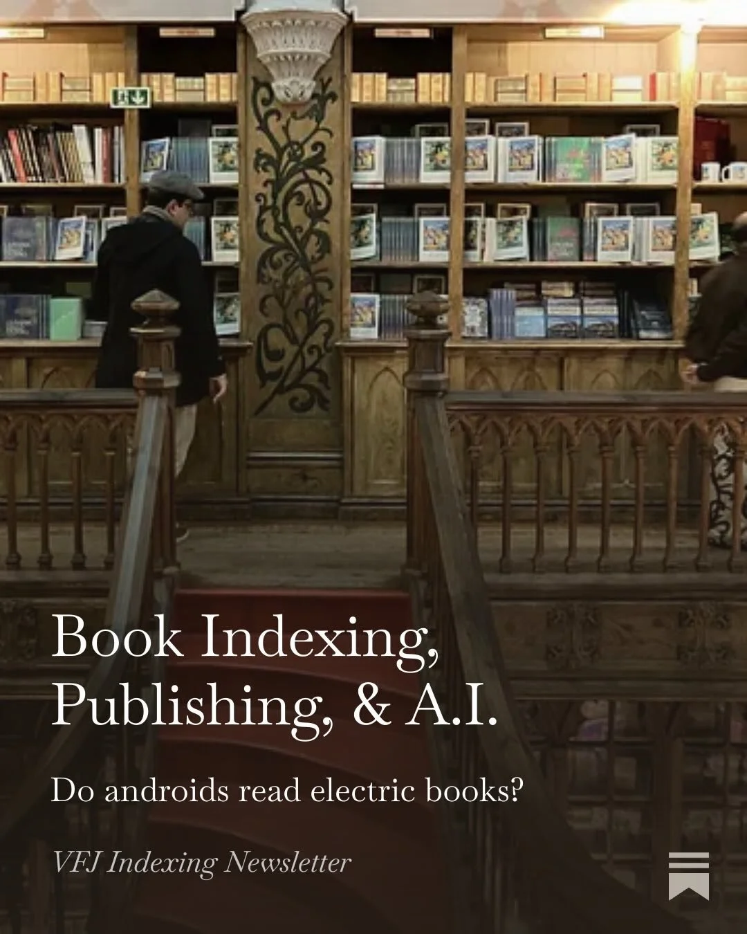 New Substack &amp; Blog posts are up! My two cents and some links to resources related to the topic of A.I.&rsquo;s current and future role in book indexing&hellip;

🔗 https://vfjindexing.substack.com/p/book-indexing-publishing-and-ai
🔗 https://www