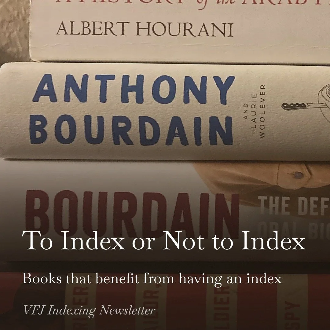 A new Substack post is up! It looks at a few kinds of books that benefit from having an index...plus a note on general guidelines for determining the ideal length of an index. 📚✨

#bookindexing #indexingbooks #histories #biographies #travel #substac
