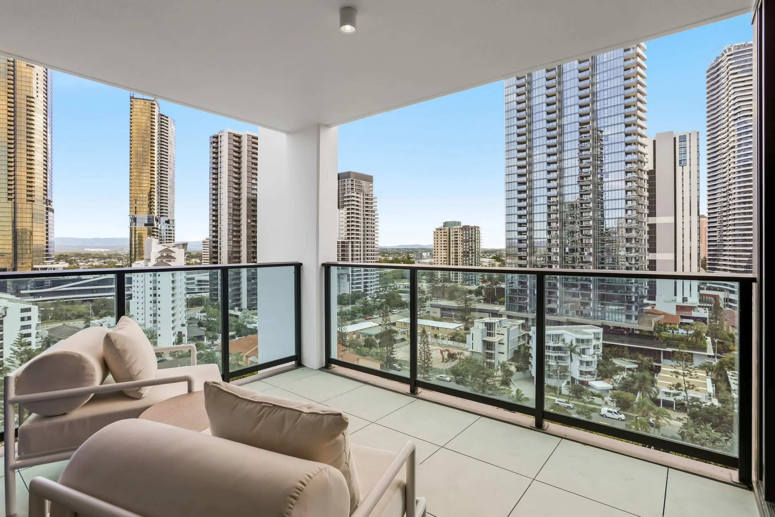 Balcony city views