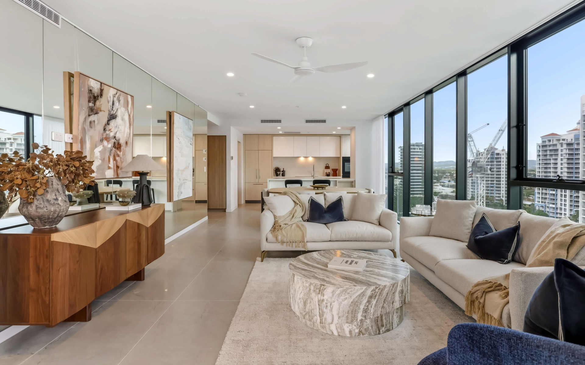 Large modern living room