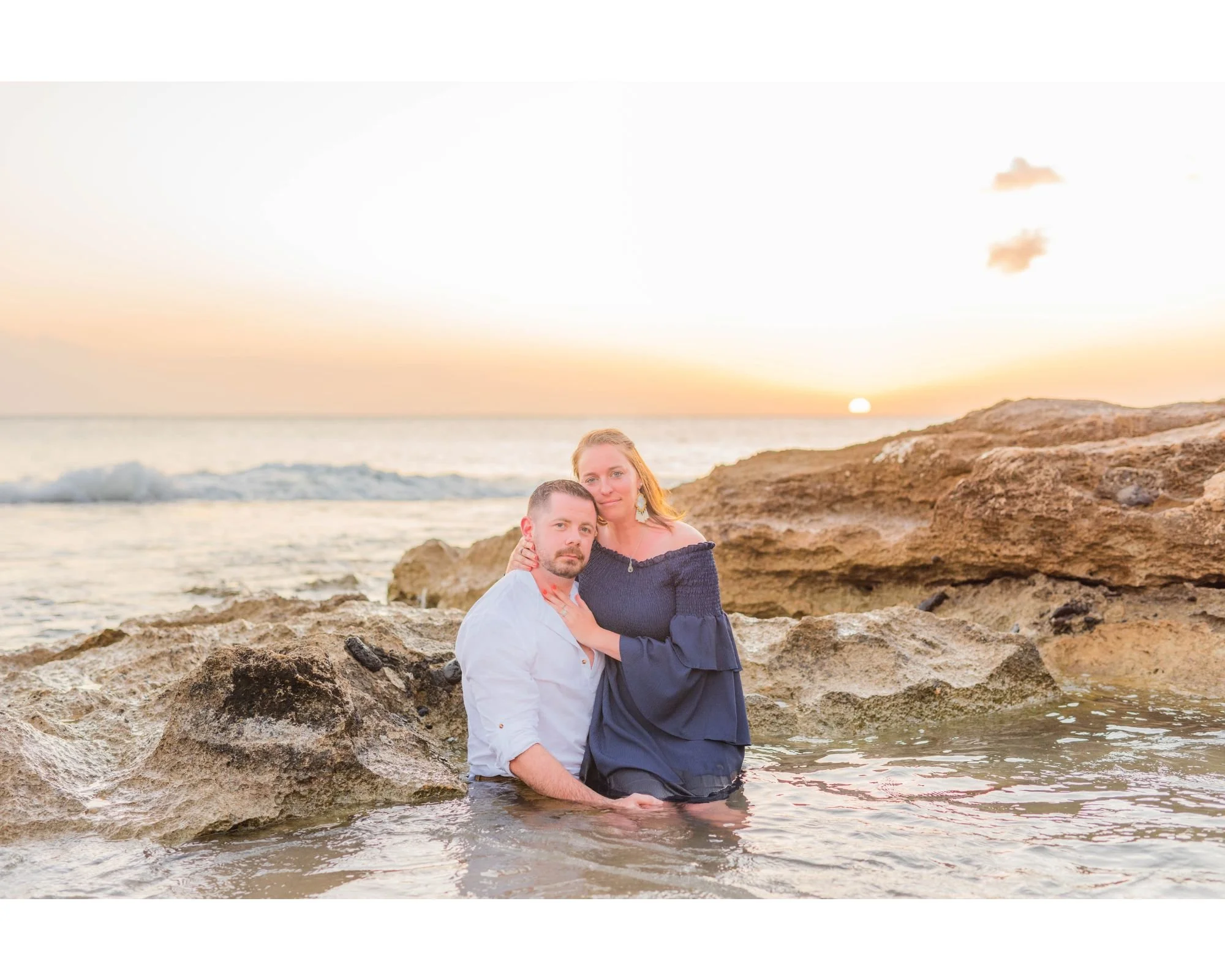 Sunset Beach Photos at Makua Beach on Oahu, Hawaii