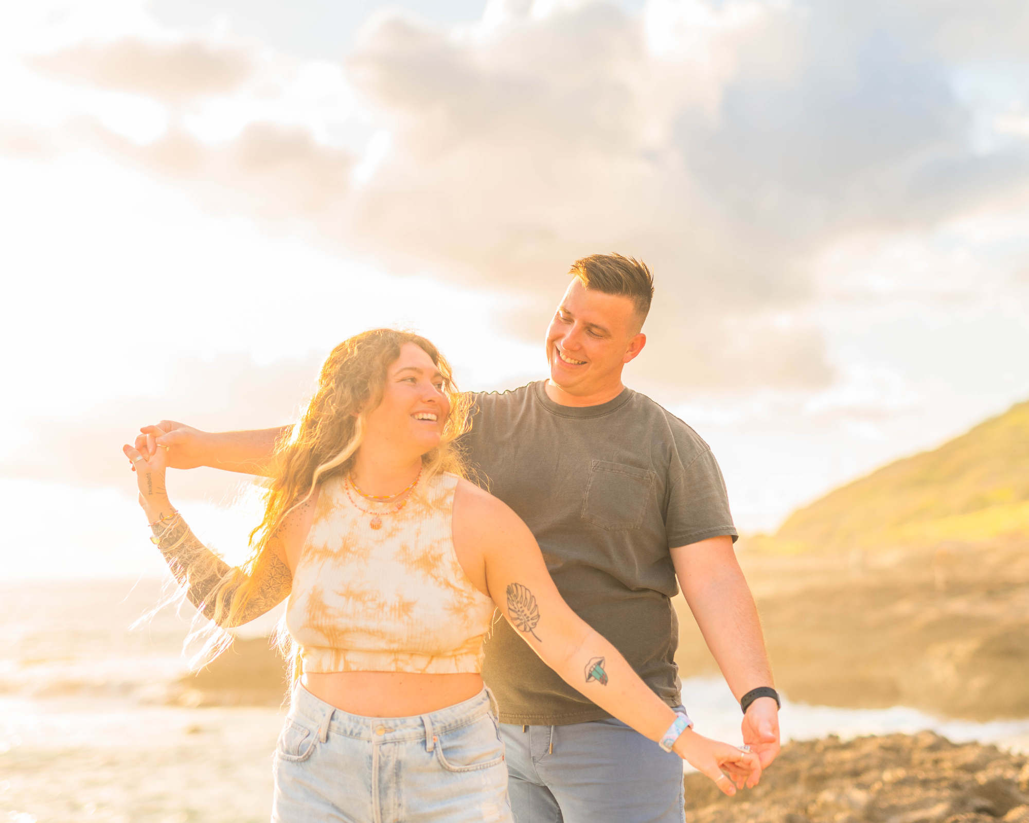 Yokohama Bay Sunset Couple Session