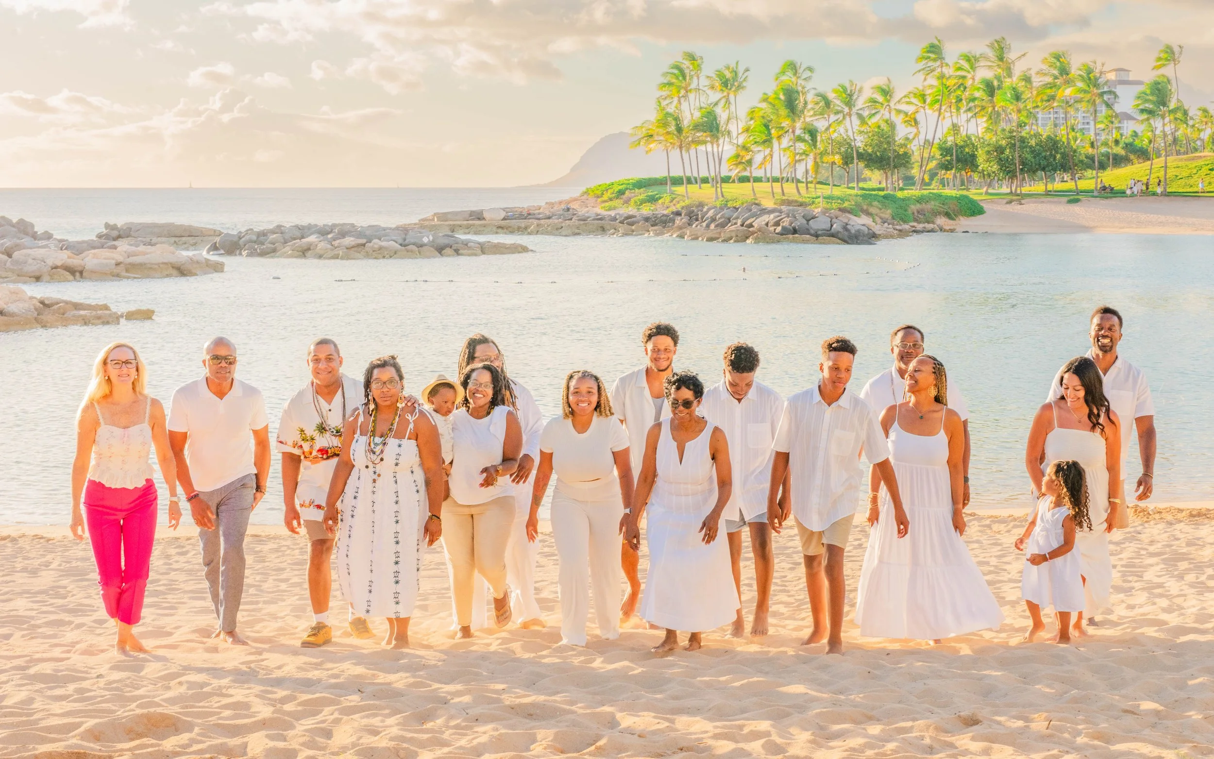 Extended Family Photos at the Marriott’s Ko Olina Beach Club, Oahu, Hawaii