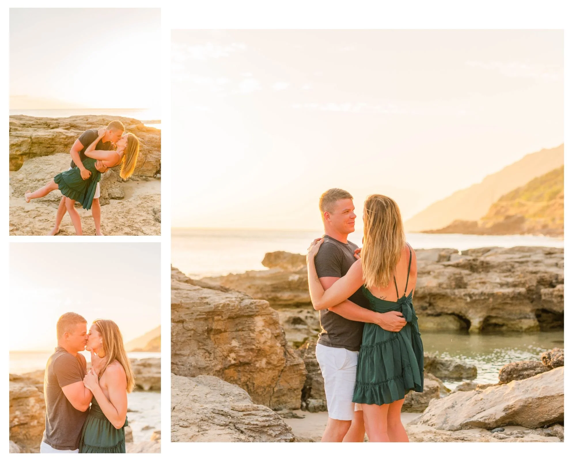 Sunset Beach Photos at Makua Beach on Oahu, Hawaii