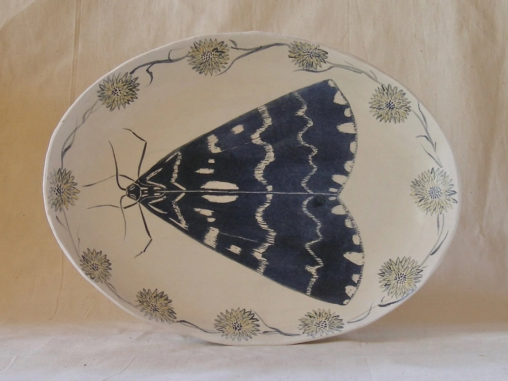 Moth & Hoary Sunray Platter