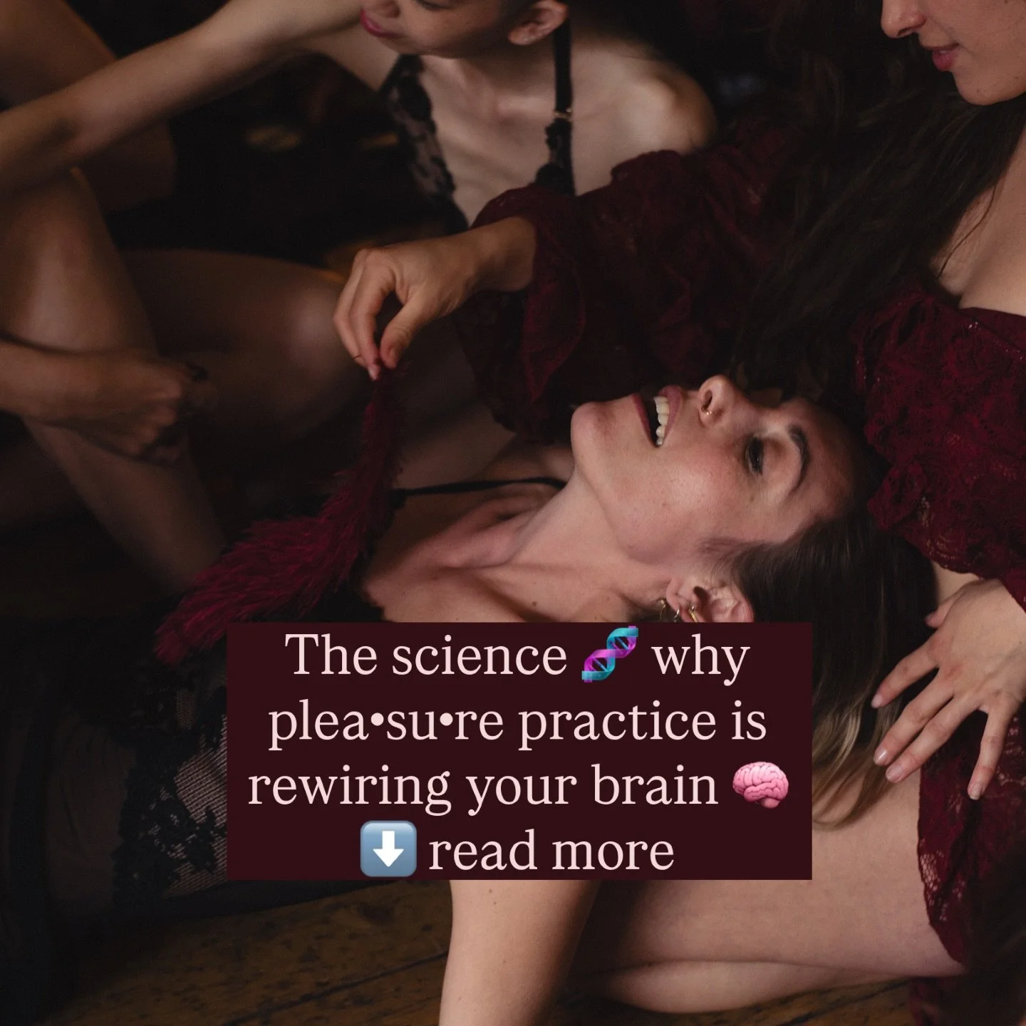 The science behind why your pleasure practice is literally rewiring your brain 🧠 

Your nervous system doesn&rsquo;t know the difference between:
&bull; Tensing up during a stressful meeting
&bull; Tensing up scrolling through devastating news feeds