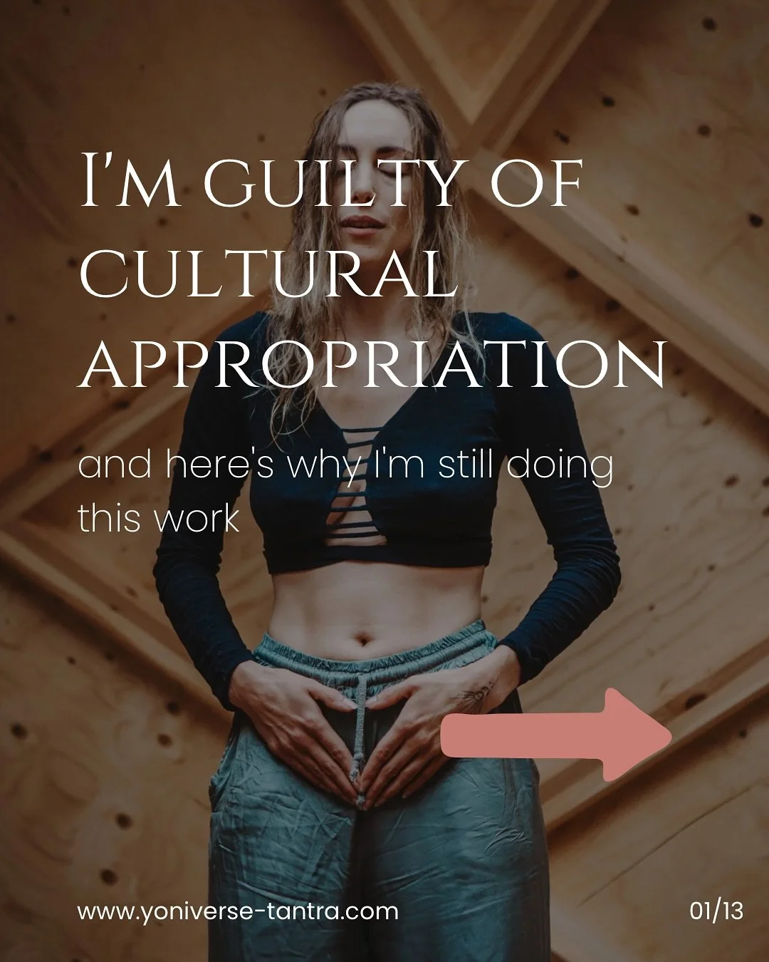 I need to tell you something that I&rsquo;ve been pondering&hellip;

I&rsquo;m guilty of cultural appropriation. I&rsquo;ve been using the word &ldquo;tantra&rdquo; when what I actually do is neo-tantra - conscious intimacy and sacred s&bull;xuality 