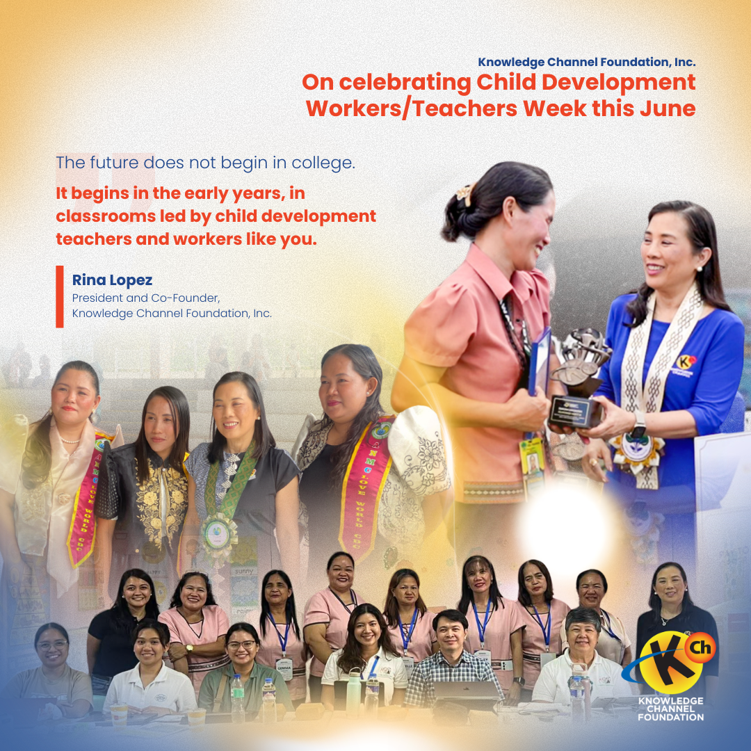Pagpupugay sa mga Child Development Workers at Teachers