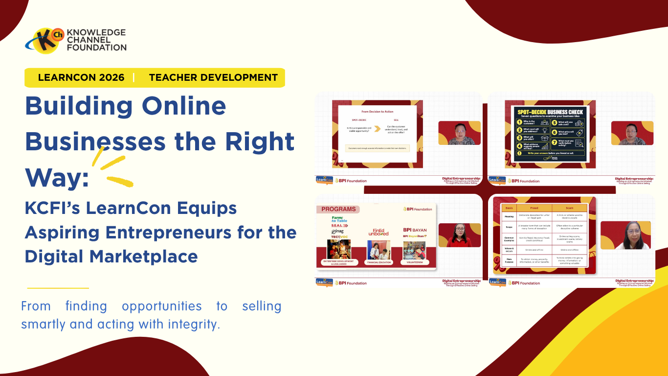 Digital Entrepreneurship: KCFI, BPI Foundation Equips Aspiring Entrepreneurs for the Digital Marketplace