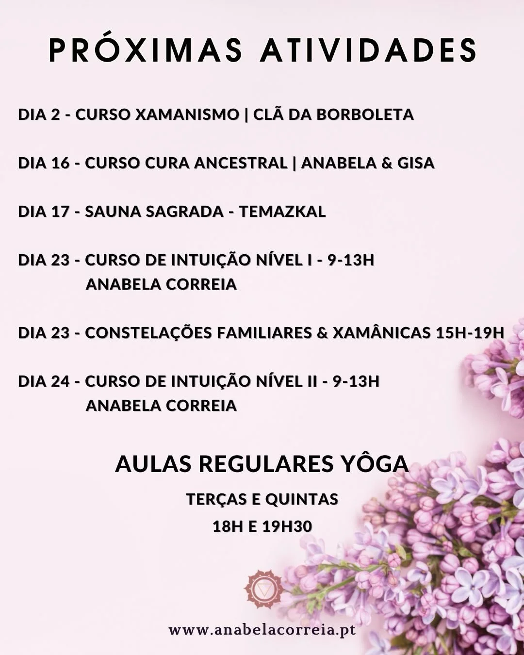 Agenda para maio ✨