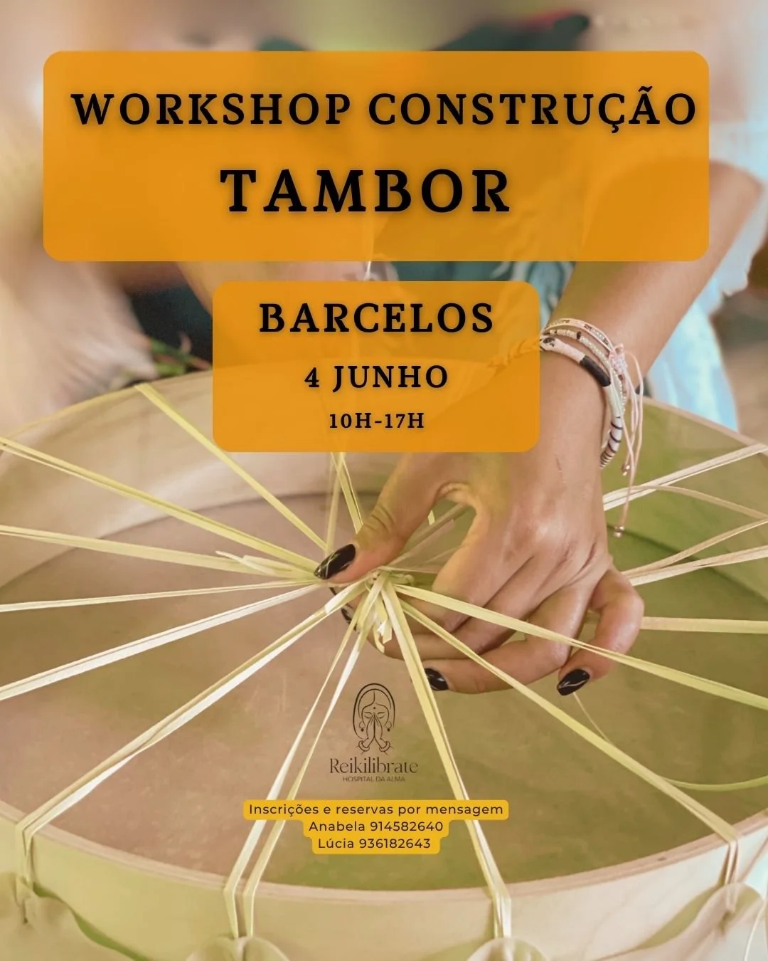Workshop Construção de Tambor Xamânico - BARCELOS