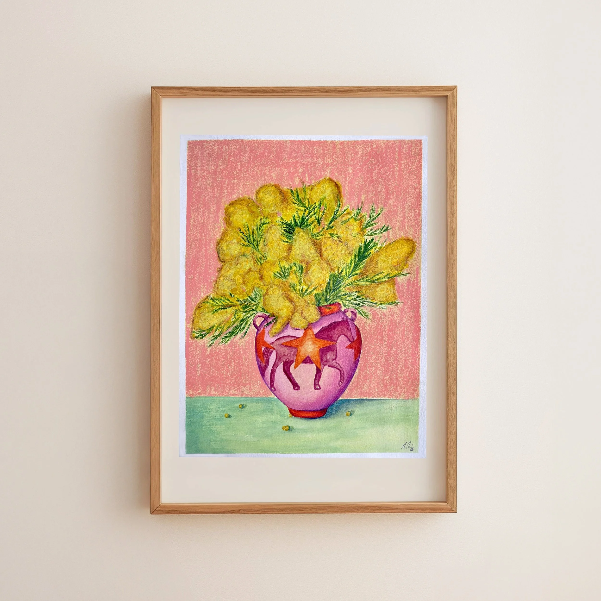 SOLD / Blooming through Fire - Original