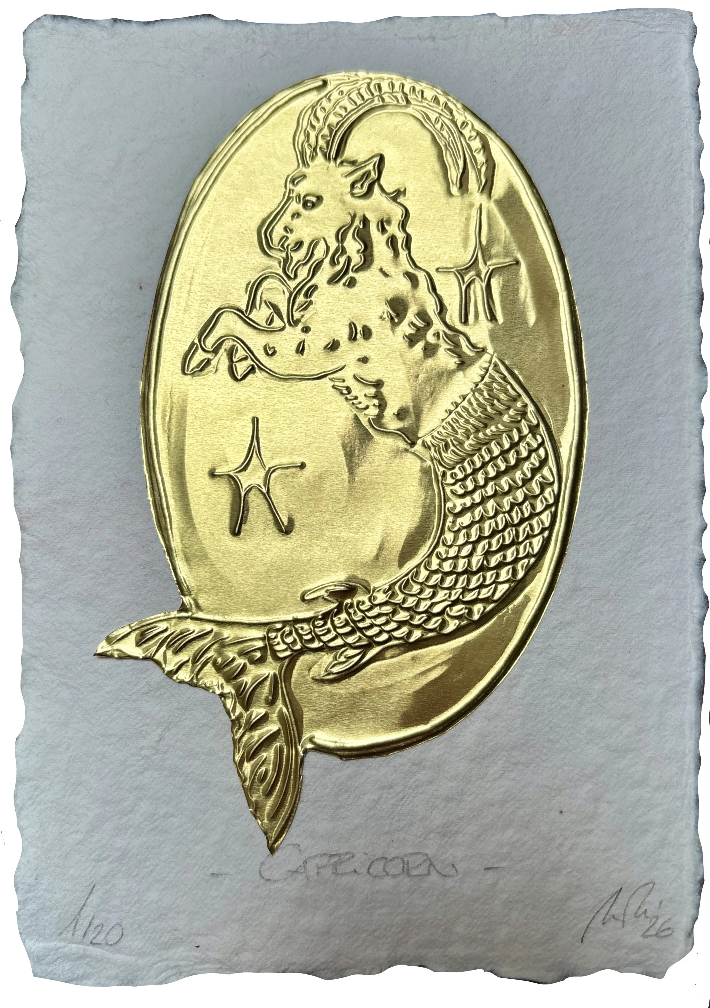 Metal Foil - Capricorn - Limited Edition