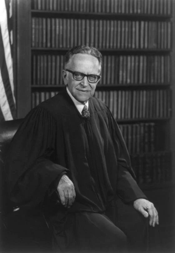 Official portrait of Justice Harry A. Blackmun in his robe