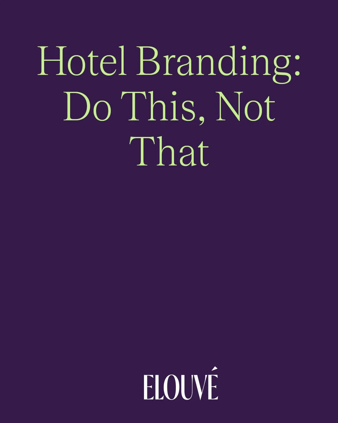 A guide on common mistakes that most hospitality brand owners make while doing their branding