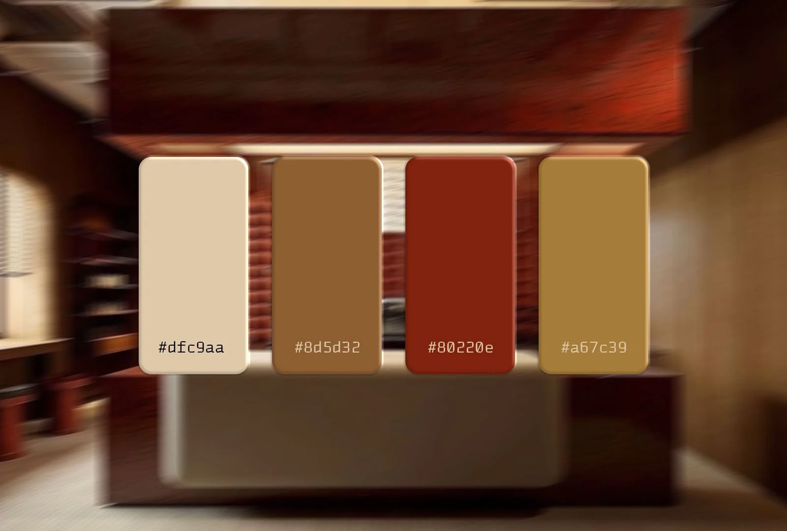 color palette of a hotel