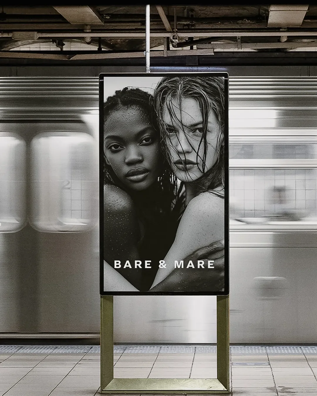 Bare & Mare luxury skincare branding and packaging by Elouvé Collective